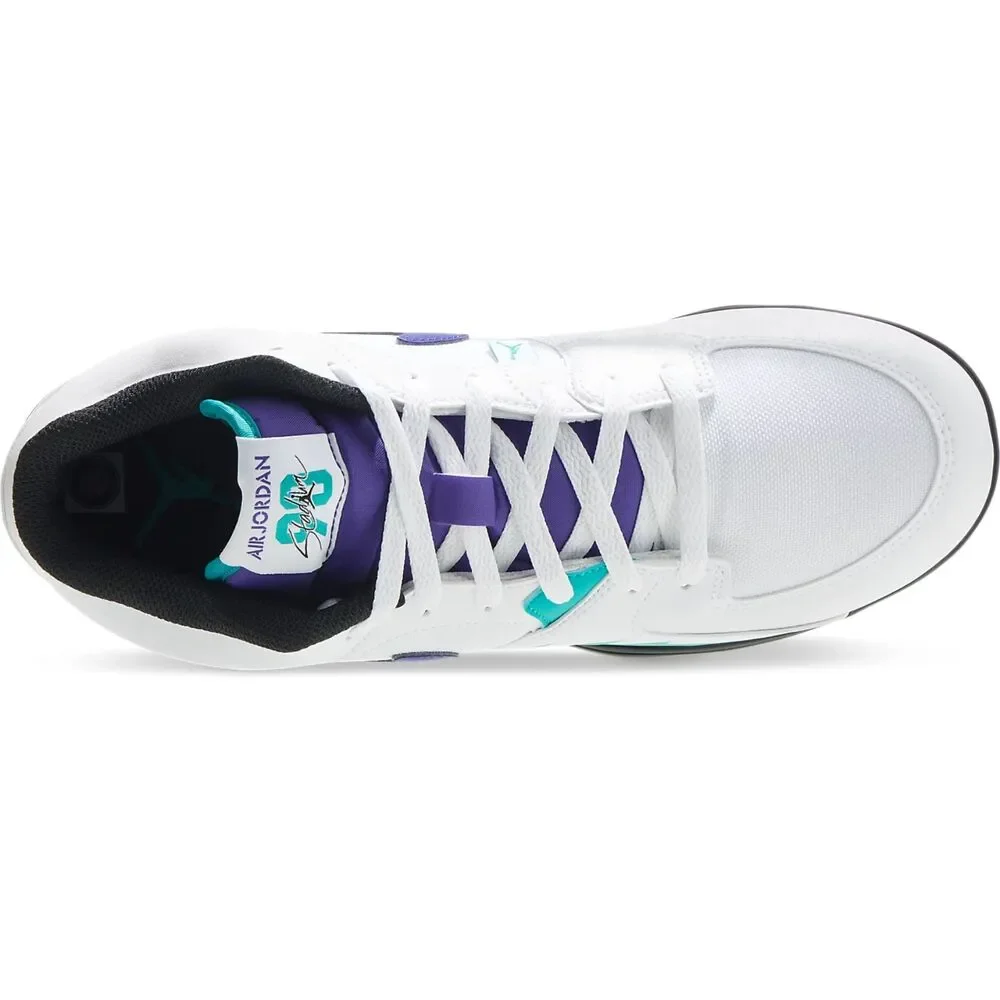 Jordan Stadium 90 Low TD Football Cleats White/Grape Mens Sz 11.5 - (HQ0210-105)